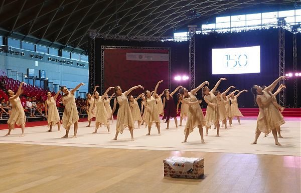 DOMENICA A ROMA LA GYMNAESTRADA DEI 150 ANNI FGI