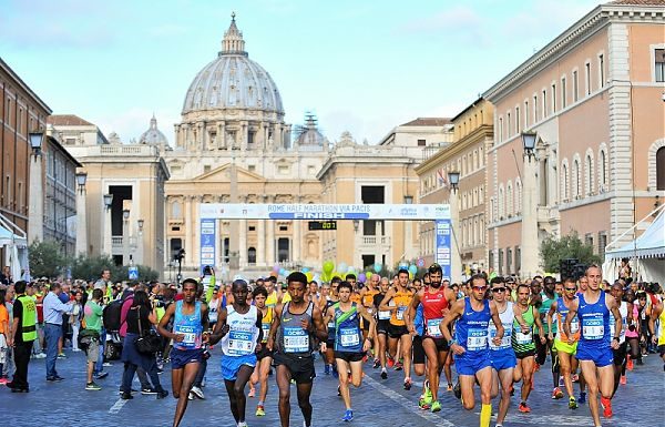 IN 7500 ALLA ROME HALF MARATHON VIA PACIS