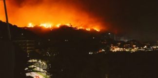 VASTO INCENDIO NEL GENOVESE, CASE EVACUATE