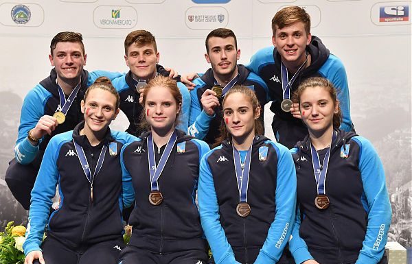 DA SCIABOLA ALTRE 2 MEDAGLIE PER ITALIA A VERONA