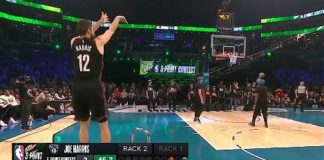 NBA: ALL STAR GAME, HARRIS BATTE CURRY DA 3