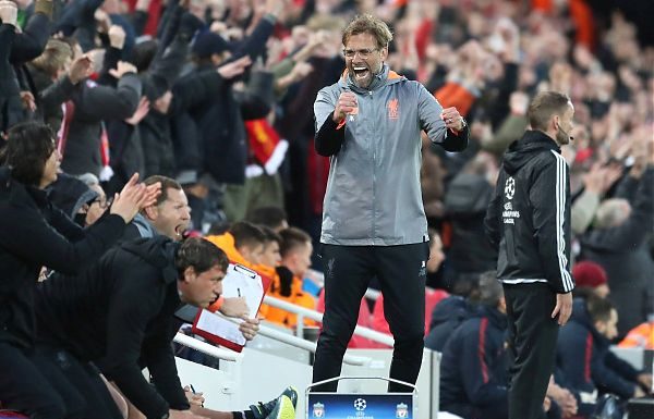 Il Liverpool vince a Lisbona, 3-1 al Benfica