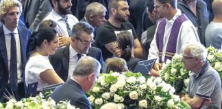 CROLLO PONTE, BOLOGNINI E MAGONI A FUNERALI