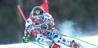 HIRSCHER DOMINA SLALOM GIGANTE IN ALTA BADIA