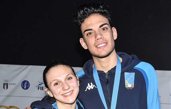 EUROPEI GIOVANI. MARINI ORO FIORETTO, ARPINO BRONZO SCIABOLA