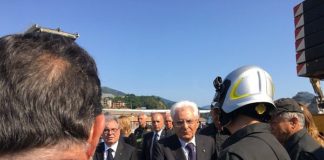 CROLLO PONTE, MATTARELLA SUL LUOGO TRAGEDIA