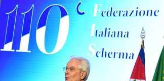MATTARELLA FESTEGGIA SCHERMA “SPORT GENUINO”