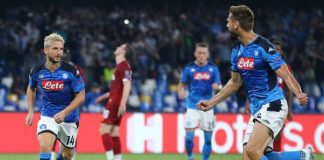 MERTENS E LLORENTE, NAPOLI-LIVERPOOL 2-0