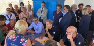 SOPRALLUOGO DI MUSUMECI A STROMBOLI