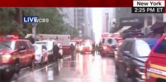 ELICOTTERO SI SCHIANTA SU GRATTACIELO A NEW YORK