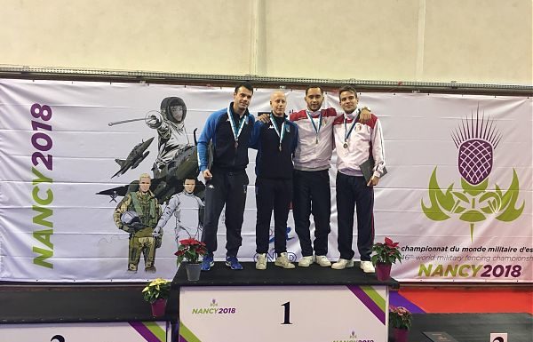 MONDIALI MILITARI. DOPPIETTA AZZURRA NELLA SCIABOLA