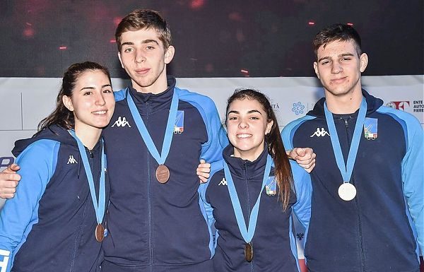 EUROPEI CADETTI E GIOVANI, POKER MEDAGLIE ITALIA