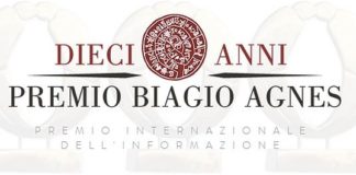 SORRENTO, AL VIA X EDIZIONE DEL PREMIO BIAGIO AGNES