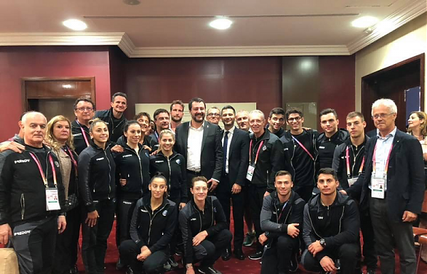 SALVINI “GINNASTICA PASSIONE DI FAMIGLIA, BASTA CALCIO”