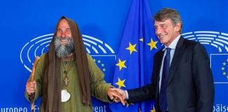 SASSOLI INCONTRA MISSIONARIO BIAGIO CONTE