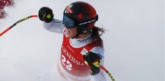 DELAGO SECONDA NELLA DISCESA DI VAL GARDENA