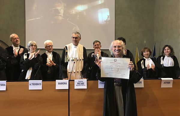 CONFERITA LAUREA HONORIS CAUSA A VITTORIO STORARO