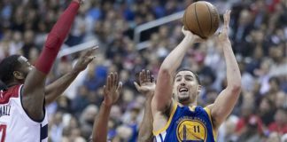 WARRIORS STENDONO LAKERS, 44 PUNTI PER THOMPSON