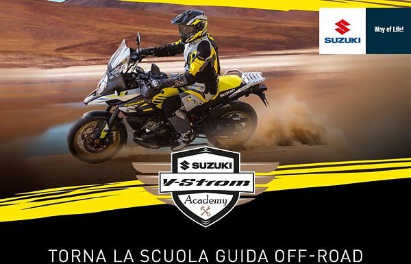 SUZUKI. APERTE LE ISCRIZIONI ONLINE ALLA V-STROM ACADEMY