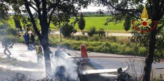 PRECIPITA ULTRALEGGERO, UN MORTO E TRE FERITI