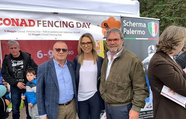CONAD FENCING DAY, SUCCESSO A PALERMO CON VEZZALI