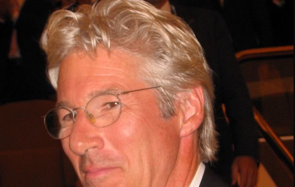 RICHARD GERE VISITA GLI UFFIZI