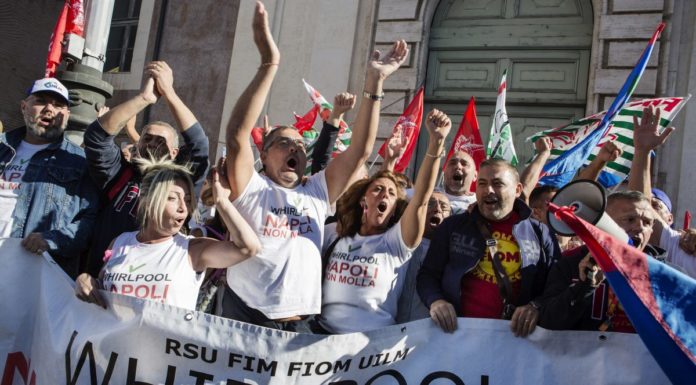 WHIRLPOOL, IL 31 OTTOBRE SCIOPERO GENERALE A NAPOLI