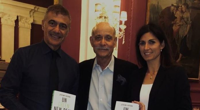 PECORARO SCANIO E RIFKIN INCONTRANO RAGGI “GREEN NEW DEAL PER ROMA”