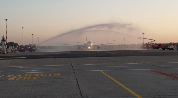 LINATE, ATTERRATO IL PRIMO AEREO DOPO IL RESTYLING DI TRE MESI