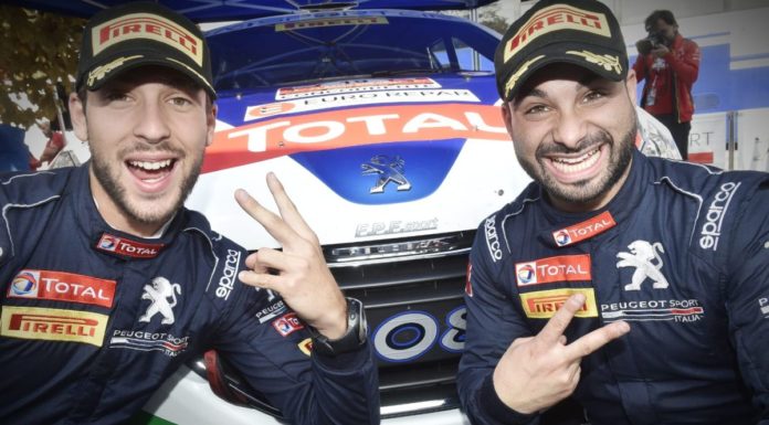 CIUFFI E LA PEUGEOT 208 VINCONO IL TITOLO RALLY 2RM