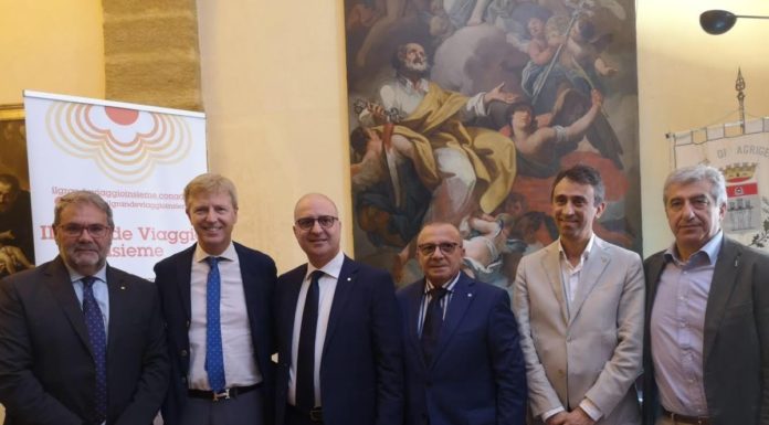 IL GRANDE VIAGGIO INSIEME FA TAPPA AD AGRIGENTO