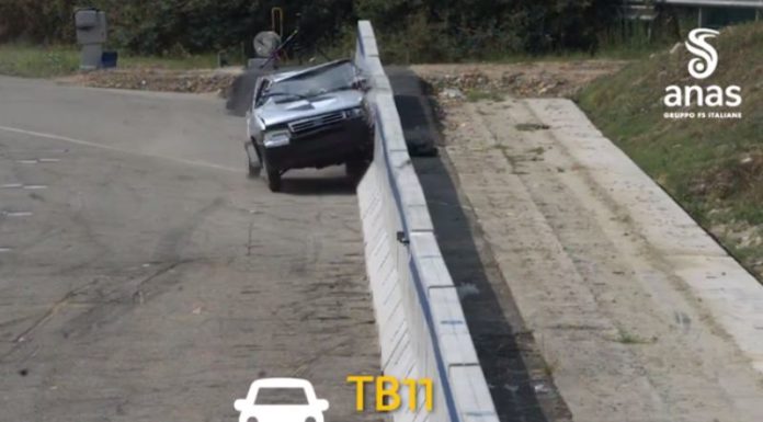BARRIERA SPARTITRAFFICO SUPERA CRASH TEST