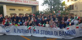 LA NAZIONALE IN VISITA AL BAMBINO GESÙ