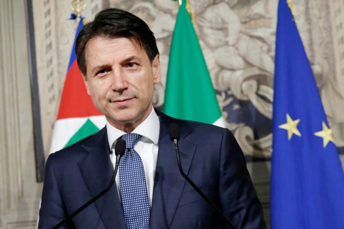 conferenza stampa Giuseppe Conte