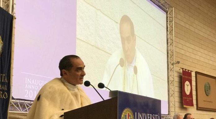 INAUGURATO L’ANNO ACCADEMICO UNIBA 2019-2020