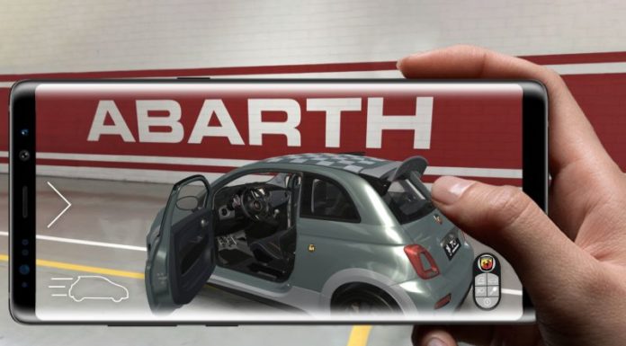 ABARTH 695 70° ANNIVERSARIO, SCOPRILA CON LA REALTÀ AUMENTATA