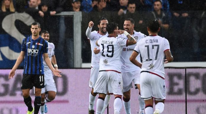 CAGLIARI DA CHAMPIONS, ATALANTA AGGANCIATA