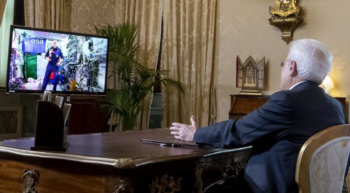 MATTARELLA A PARMITANO “DAGLI ASTRONAUTI UN MESSAGGIO DI PACE”