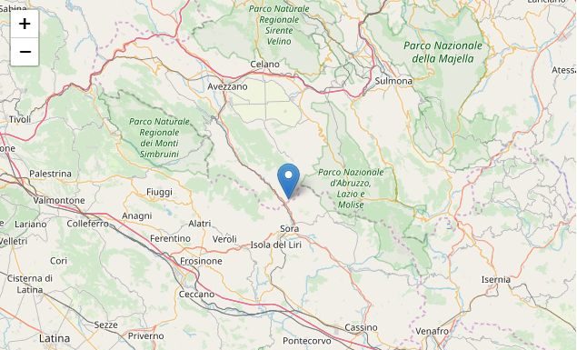 TERREMOTO DI MAGNITUDO 4.4 IN PROVINCIA DELL’AQUILA