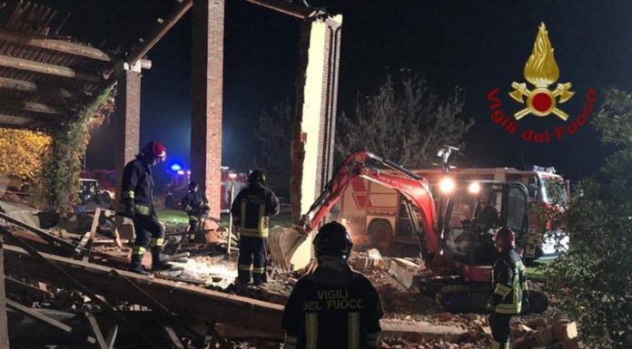 ESPLOSIONE CASCINA DI QUARGNENTO, FERMATO PROPRIETARIO