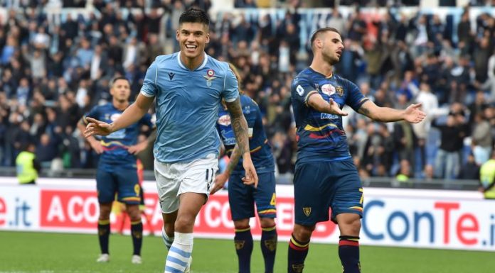 LAZIO BATTE LECCE, PARI SENZA RETI SAMP-ATALANTA E UDINESE-SPAL