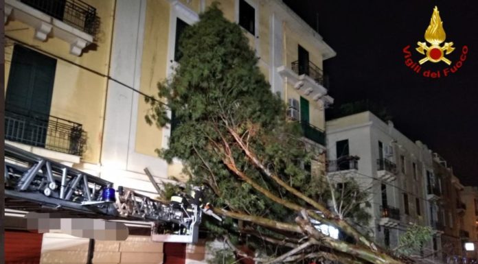 MALTEMPO, NEL SUD ITALIA 1300 INTERVENTI DEI VIGILI DEL FUOCO IN 36 ORE