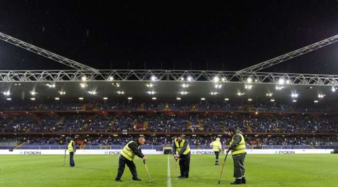 POSTICIPO 13^ GIORNATA SERIE A LECCE-CAGLIARI RINVIATA PER MALTEMPO