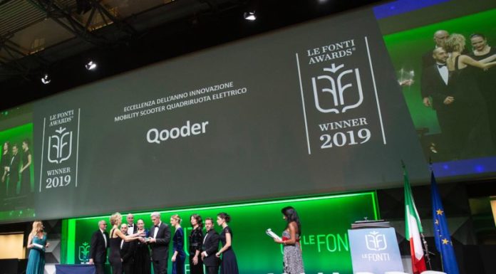 ASSEGNATO A QOODER “LE FONTI AWARDS” 2019