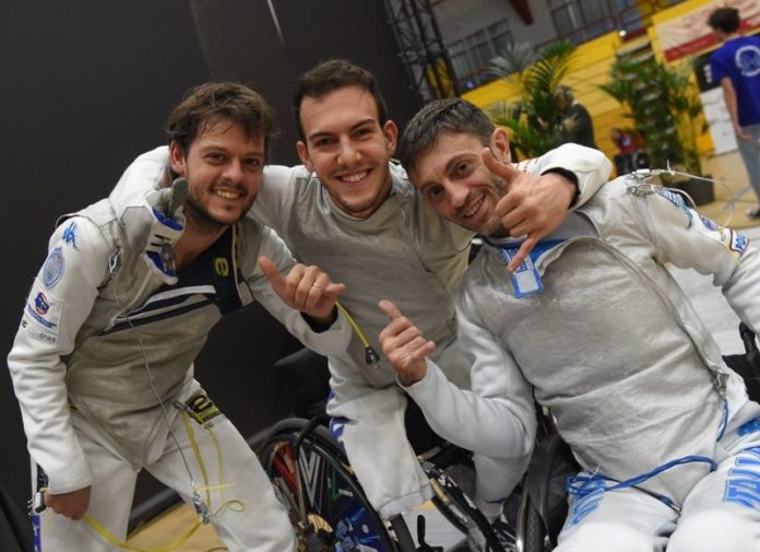 ITALIA Fioretto maschile Paralimpica AMSTERDAM
