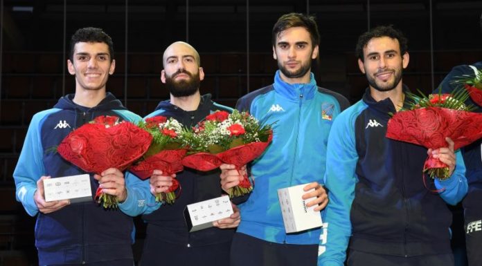 CDM SPADA UOMINI, ITALIA ARGENTO A BERNA