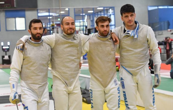Italia fioretto maschile squadra BONN