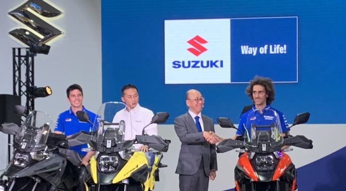 RINS E MIR TOLGONO I VELI ALLA SUZUKI V STORM 1050