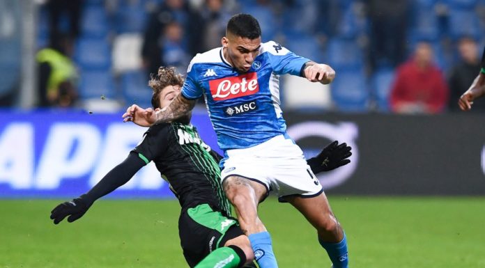 IL NAPOLI BATTE IL SASSUOLO IN EXTREMIS