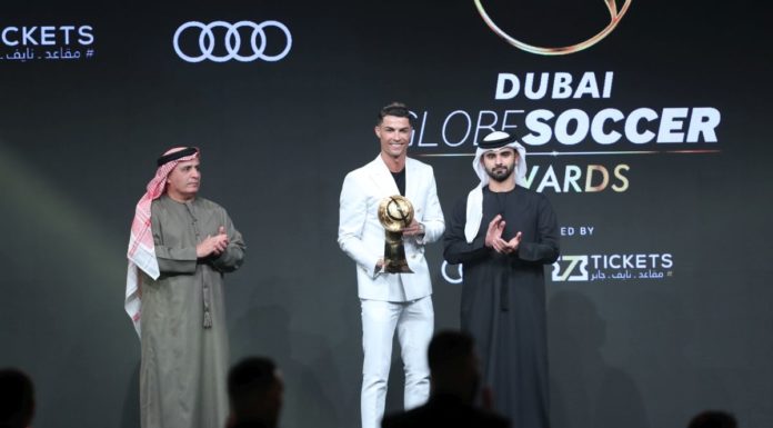 GLOBE SOCCER AWARDS, RONALDO GIOCATORE DELL’ANNO